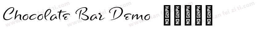 Chocolate Bar Demo字体转换